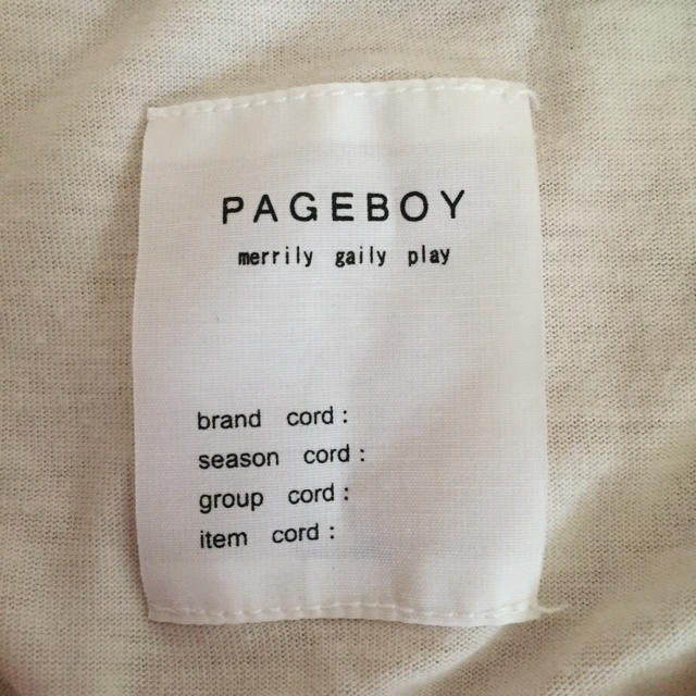 PAGEBOY(ページボーイ)のPAGEBOY  トップス レディースのトップス(カットソー(半袖/袖なし))の商品写真