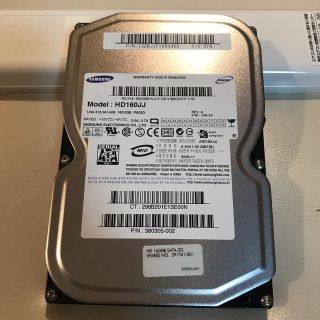 サムスン(SAMSUNG)のSAMSUNG SATA 3.5インチ HDD 160GB HD160JJ(PCパーツ)