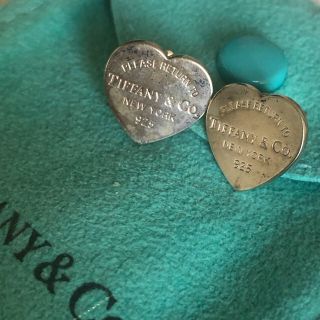 ティファニー(Tiffany & Co.)のTiffany & Co.リターントゥハートピアス　正規品　中古(ピアス)