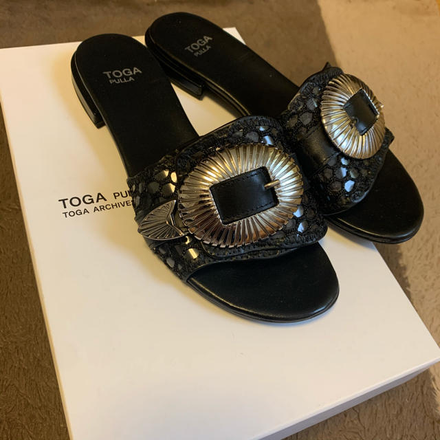 までの TOGA PULLA フラットサンダル uMwCo-m33225832163 レディース