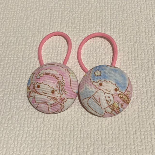 評価 キキララ 38ミリ くるみボタン ヘアゴム 2点set eurocursions.com