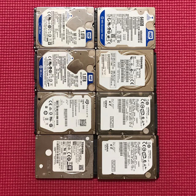 HDD 2.5インチ8台セットスマホ/家電/カメラ