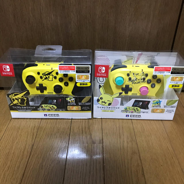 任天堂switch ワイヤレス コントローラー　ピカチュウ