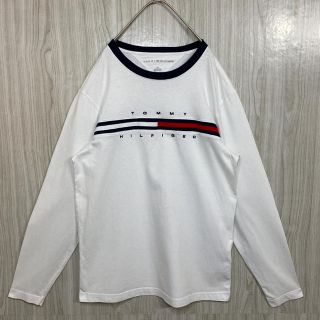 トミーヒルフィガー(TOMMY HILFIGER)のTOMMY HILFIGER トミーヒルフィガー 刺繍ロゴ 定番(Tシャツ/カットソー(七分/長袖))