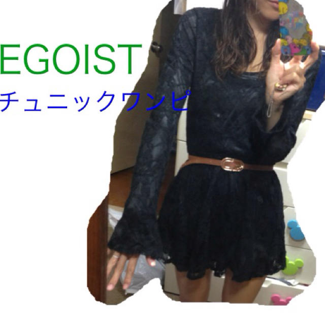 EGOIST(エゴイスト)のEGOIST レースワンピ レディースのワンピース(ミニワンピース)の商品写真