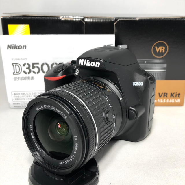 新品級　Nikon D3500 AF-P 18-55レンズKIT 121ショット