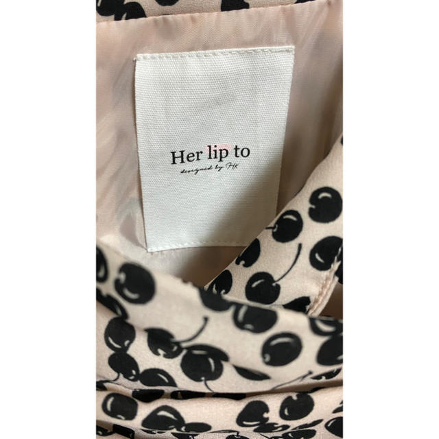 Her lip to チェリーワンピース　未使用