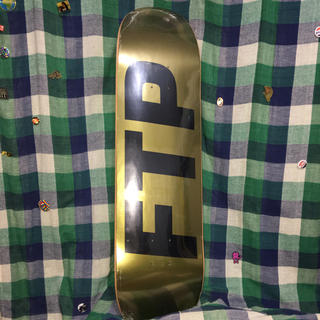 シュプリーム(Supreme)のFTP 10 anniversary logo gold skate deck(スケートボード)
