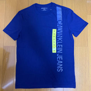 カルバンクライン(Calvin Klein)の新品未使用タグ付き CALVIN KLEIN JEANS Tシャツ ブルー(Tシャツ/カットソー(半袖/袖なし))