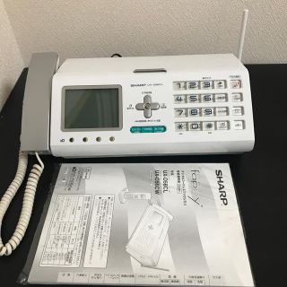 シャープ(SHARP)のSHARP ファックス付き電話機　UX-D56CL(電話台/ファックス台)