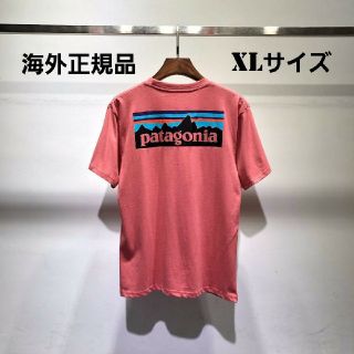 パタゴニア(patagonia)の海外正規品　即日発送　patagonia　半袖Tシャツ　ピンク　XLサイズ(Tシャツ/カットソー(半袖/袖なし))