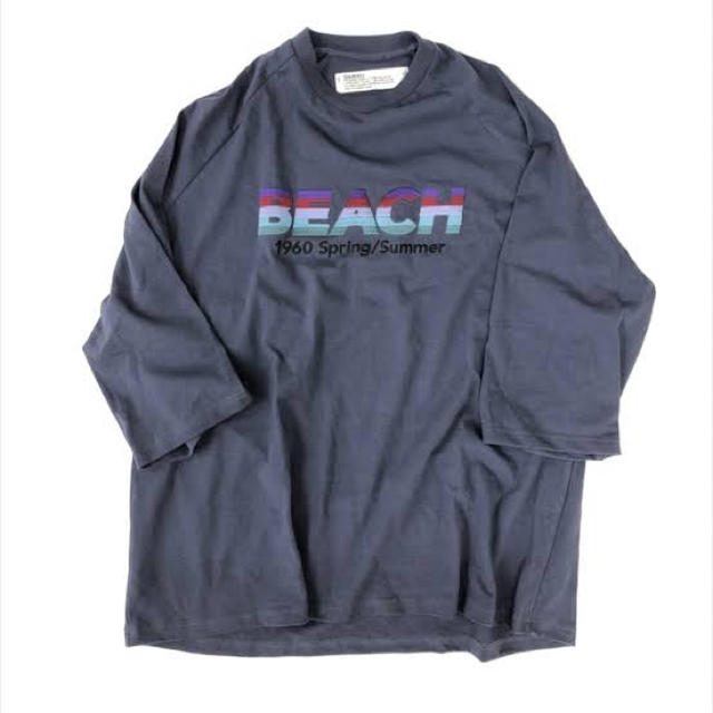 DAIRIKU/"BEACH" Half-Sleeve Tee ナイトパープル