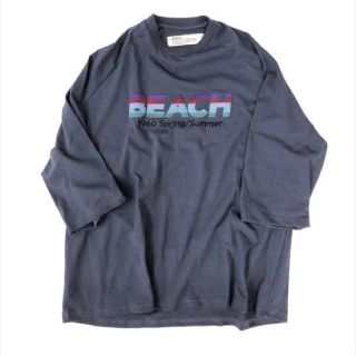 ジエダ(Jieda)の DAIRIKU/"BEACH" Half-Sleeve Tee ナイトパープル(Tシャツ/カットソー(半袖/袖なし))