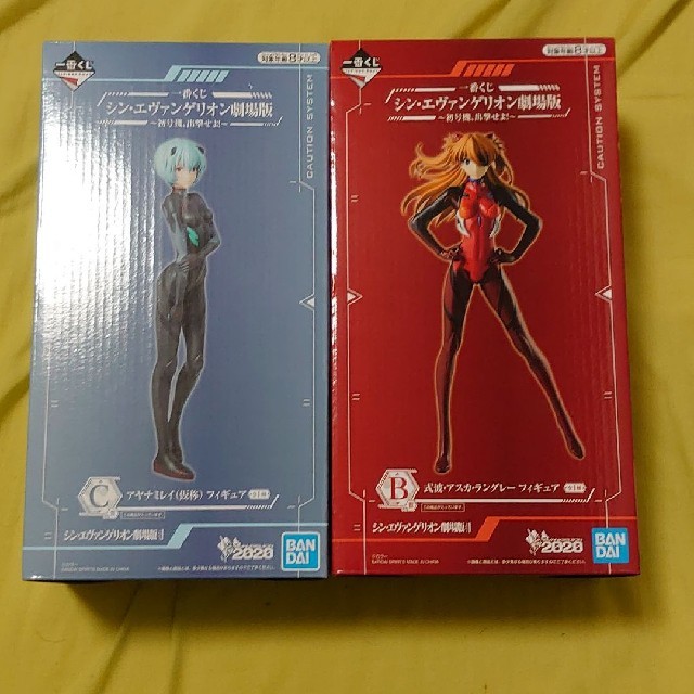 BANDAI - エヴァ 一番くじ B賞 C賞 フィギュア 2点セット 綾波レイ