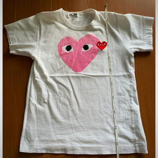コムデギャルソン(COMME des GARCONS)のCOMME des GARCONS  PLAYＴシャツ　ピンク(Tシャツ(半袖/袖なし))