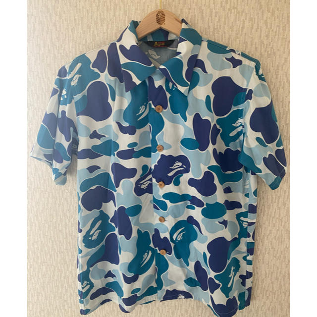 A BATHING APE タオル地 ポロシャツ Tシャツ XXS