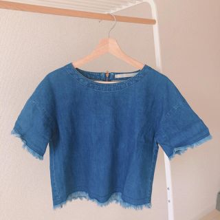 カージュ(Khaju)のSHIPSのデニムトップス！(カットソー(半袖/袖なし))