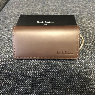 ポールスミス(Paul Smith)の新品箱付　ポールスミス 4連キーケース キーリング 三つ折り 牛革製(キーケース)