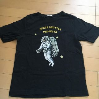 ジーユー(GU)の専用です！GU 宇宙Tシャツ　140 黒、青　2枚セット(Tシャツ/カットソー)