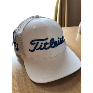 タイトリスト(Titleist)の【新品未使用】タイトリスト  FJ  メッシュキャップ　白(その他)