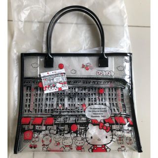 タカシマヤ(髙島屋)の新品★高島屋限定コラボ　ハローキティ　ビニールバッグ　エコバッグ(エコバッグ)