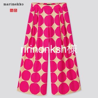 マリメッコ(marimekko)のririnonksh様　マリメッコ×ユニクロコラボ(ひざ丈ワンピース)