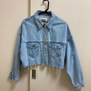 ザラ(ZARA)のショート丈デニムジャケット(Gジャン/デニムジャケット)