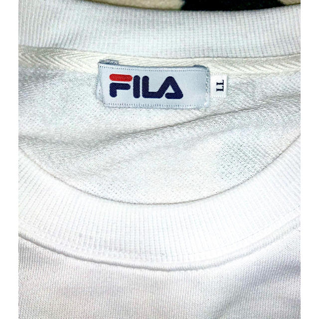 FILA(フィラ)のFILA トレーナー白　値下げ メンズのトップス(スウェット)の商品写真