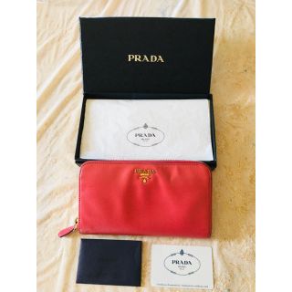 プラダ(PRADA)の【★正規品★箱付】プラダ PRADA サフィアーノ ラウンドファスナー 長財布(財布)