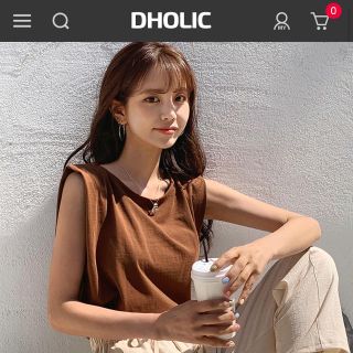 ディーホリック(dholic)のDholic ショルダータックスリーブレス(カットソー(半袖/袖なし))