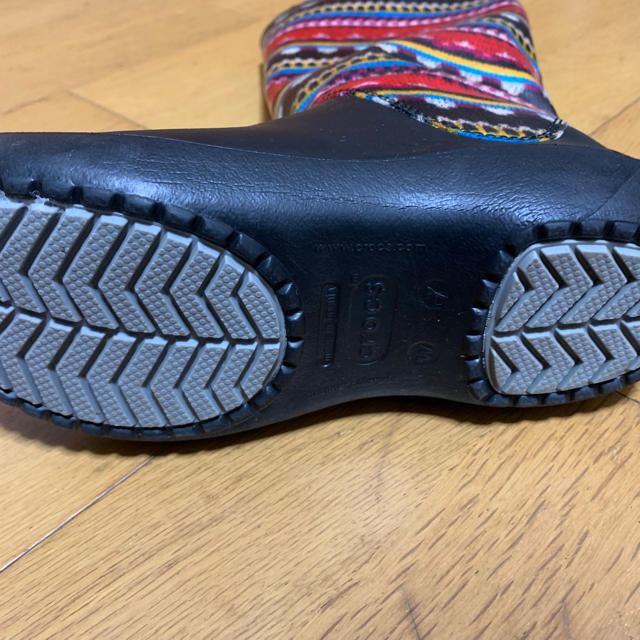 crocs(クロックス)のクロックス  レディースレインブーツ キッズ/ベビー/マタニティのキッズ靴/シューズ(15cm~)(長靴/レインシューズ)の商品写真