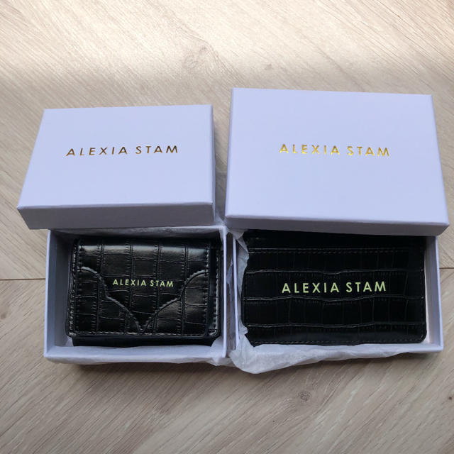 美品　ALEXIA STAM アリシアスタン　財布　カードケース　2個セット