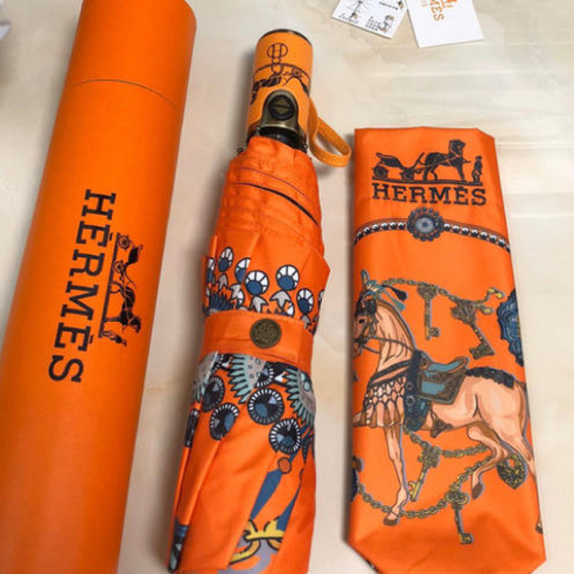 Hermes(エルメス)のHERMES 折りたたみ傘 レディースのファッション小物(傘)の商品写真