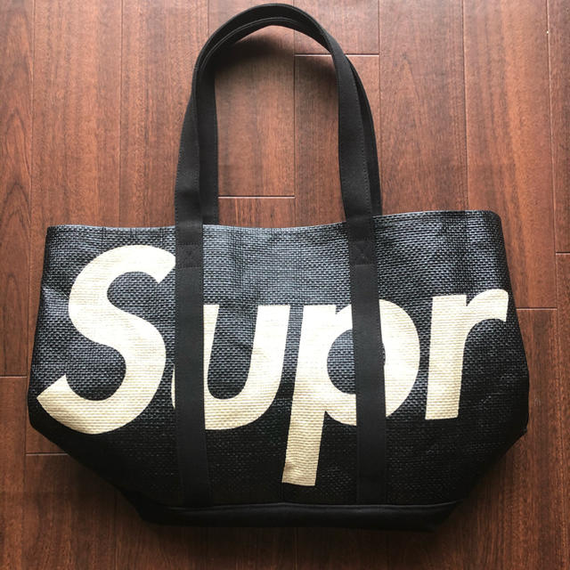 【即完売品】supreme raffia tote bag トートバッグブランドsupreme