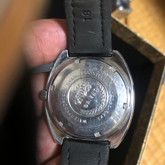 ORIENT(オリエント)のオリエント自動巻デイデイト　ヴィンテージ　F429 メンズの時計(腕時計(アナログ))の商品写真