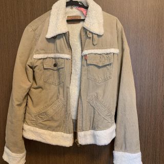 リーバイス(Levi's)の【クリーニング済み】ビンテージ　リーバイスコーデュロイボアジャケット　ベージュ(Gジャン/デニムジャケット)