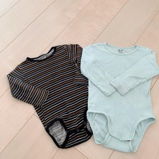 エイチアンドエム(H&M)の専用　長袖ロンパース4点セット　肌着(肌着/下着)