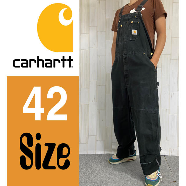 carhartt(カーハート)の美品　カーハート  オーバーオール　w42  2208 メンズのパンツ(サロペット/オーバーオール)の商品写真