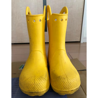 クロックス キッズサイズ 長靴 21cm 黄色(長靴/レインシューズ)