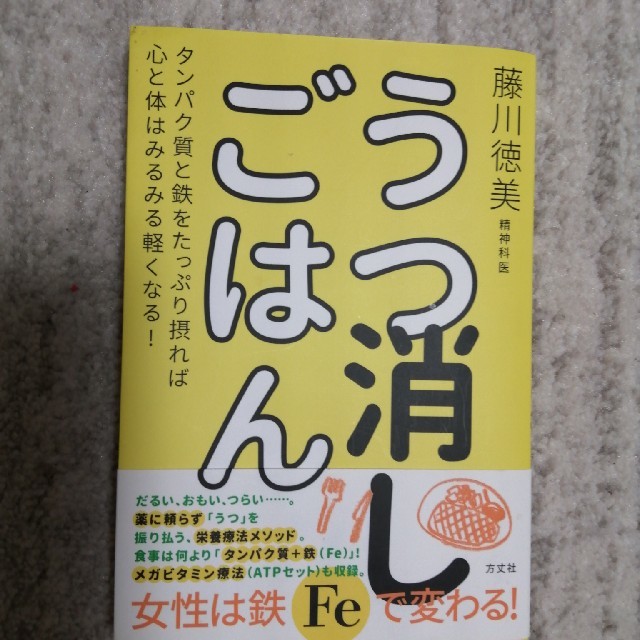 うつ消しごはん タンパク質と鉄をたっぷり摂れば心と体はみるみる軽く エンタメ/ホビーの本(健康/医学)の商品写真