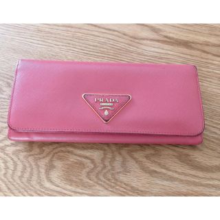 プラダ(PRADA)のPRADA ピンク　長財布(長財布)