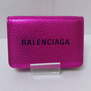 Balenciaga 新品未使用 バレンシアガ ミニ財布 キラキラ ピンクの通販 ラクマ