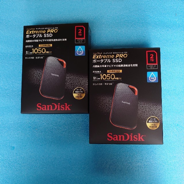 ☆超目玉】 SanDisk Sandisk ExtremePROﾎﾟｰﾀﾌﾞﾙ SSD 2TB【新品未開封】 PC周辺機器 