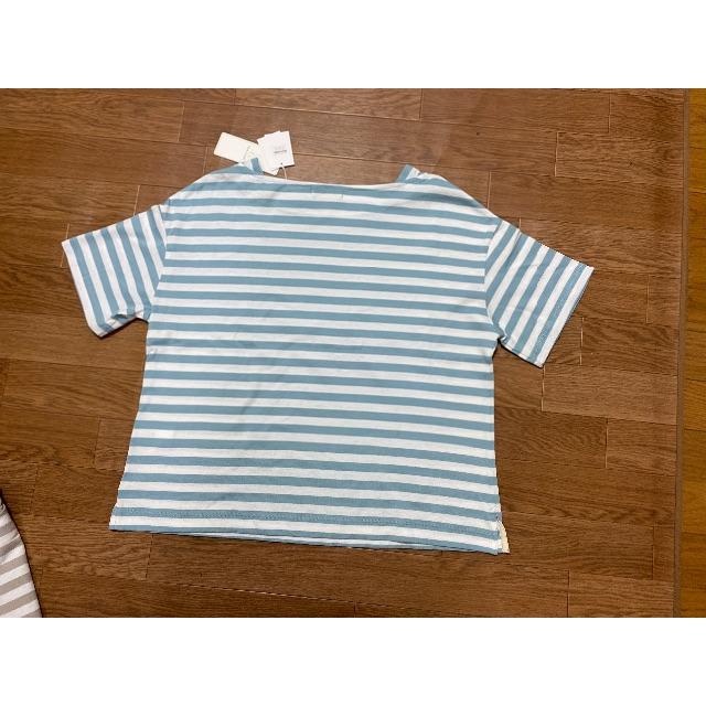 ボーダーTシャツ2枚セット レディースのトップス(Tシャツ(半袖/袖なし))の商品写真