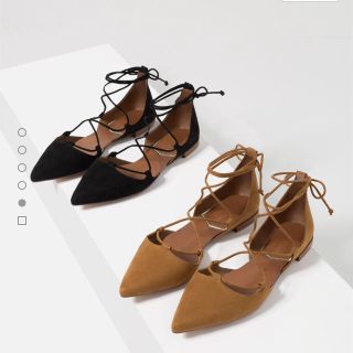 ザラ(ZARA)のZARA レースアップシューズ(ハイヒール/パンプス)