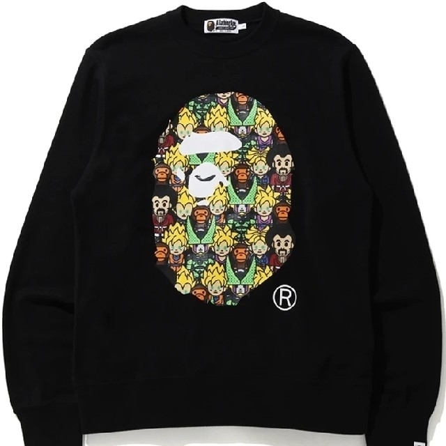 A BATHING APE(アベイシングエイプ)のMサイズ  BAPE X DRAGON BALL Z クルーネック メンズのトップス(スウェット)の商品写真