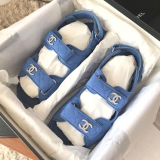 シャネル(CHANEL)のシャネル スポーツサンダル  CHANEL 正規品(サンダル)