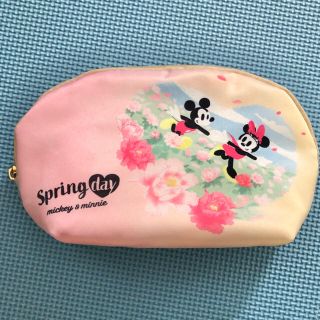 ディズニー(Disney)のディズニー　ポーチ　ミッキー　ミニー　スプリングデイ　springday(ポーチ)