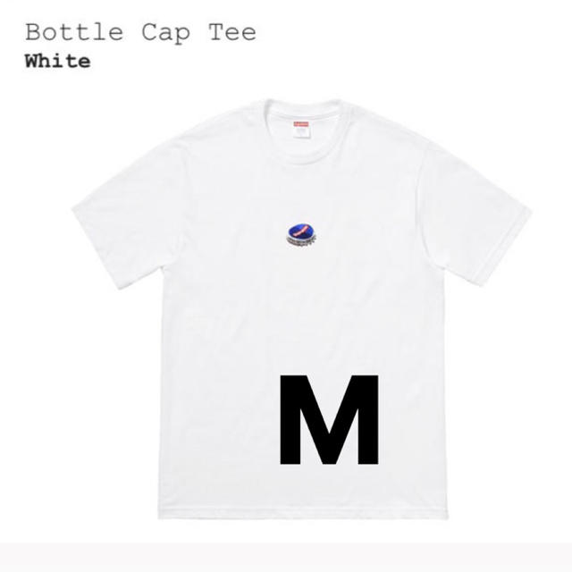 supreme bottle cap tee 白 M