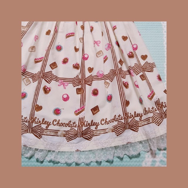 ♡1111♡シャーリーテンプル♡チョコレート✨プリント♡JSK♪♡140cm♡